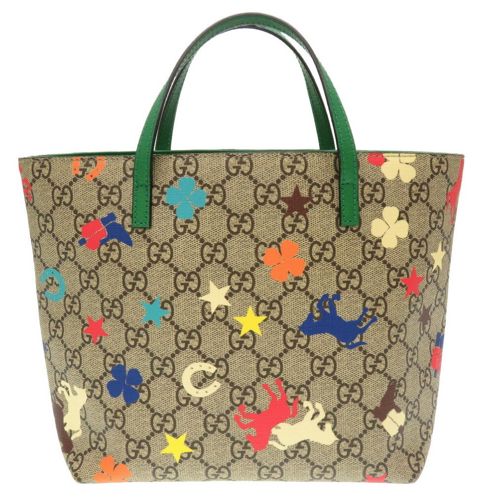 Gucci Horse Tan Handbag Green